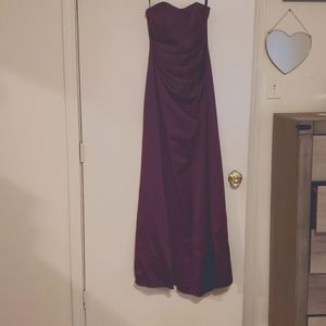 Grape Bridesmaid dress